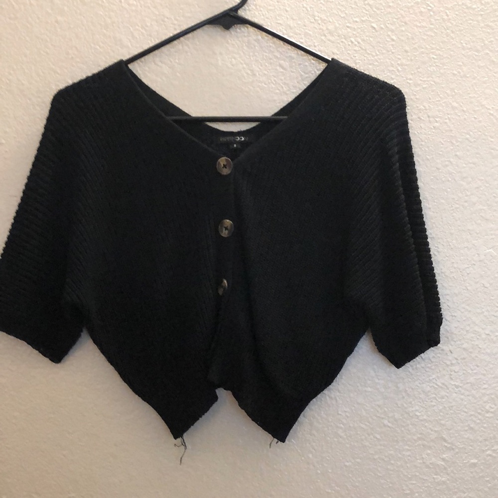 Knit top shirt kinda see through but cute